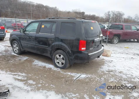2009 Honda Pilot Ex-L из США, поврежденный, VIN 5FNYF48629B011081